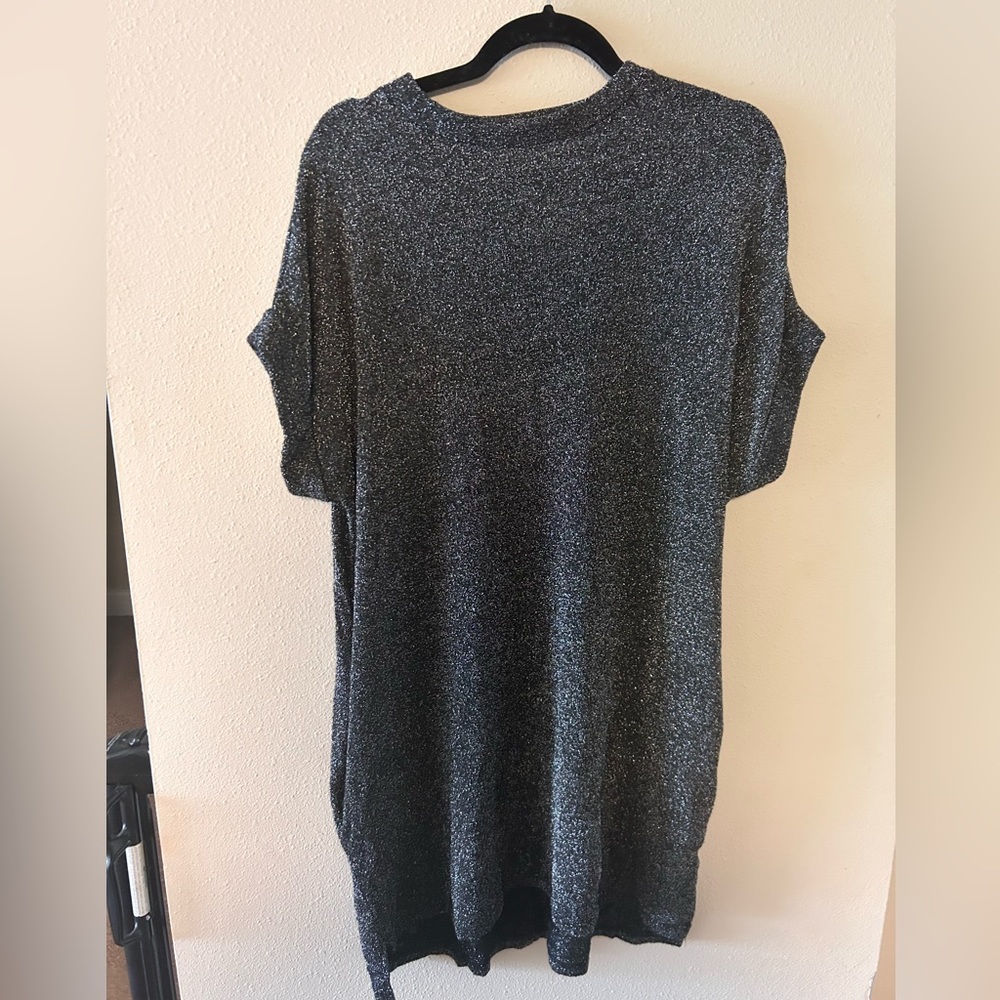 Sparkle Knit Glitter Dress with pockets size Medium